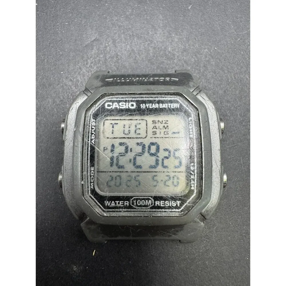 Casio Illuminator Adult Classic Digital Sport Watch W-800HM 7AKC Working